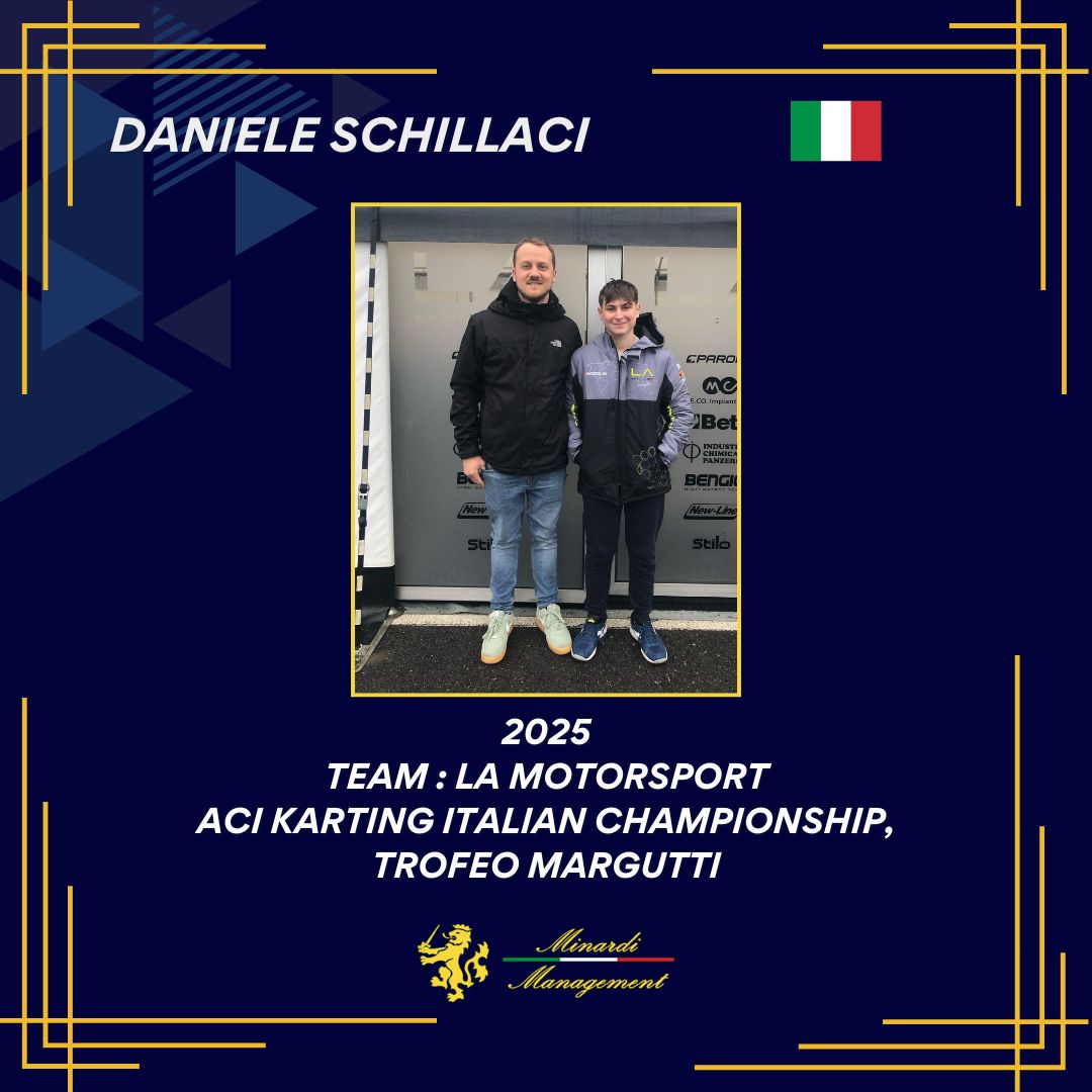 DANIELE SCHILLACI WILL RACE WITH LA MOTORSPORT - Minardi Management